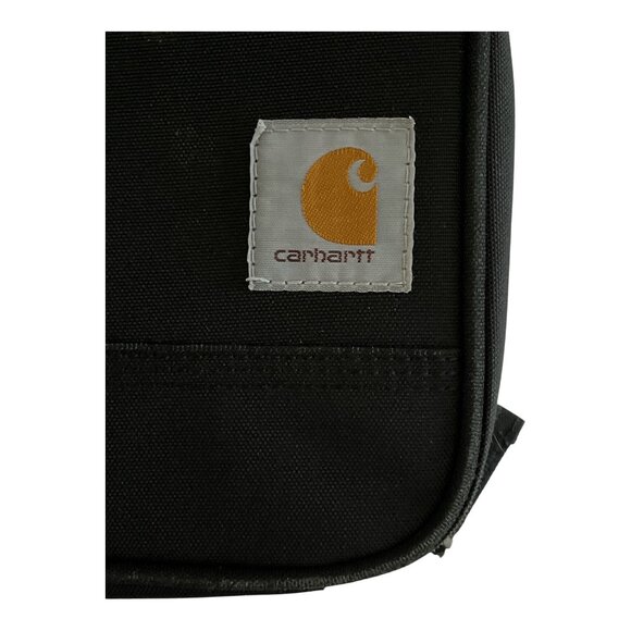Carhartt Insulated Lunch Bag Cooler – Black Canvas with Logo, 10.5 x 8 x 3.5 - Picture 3 of 6